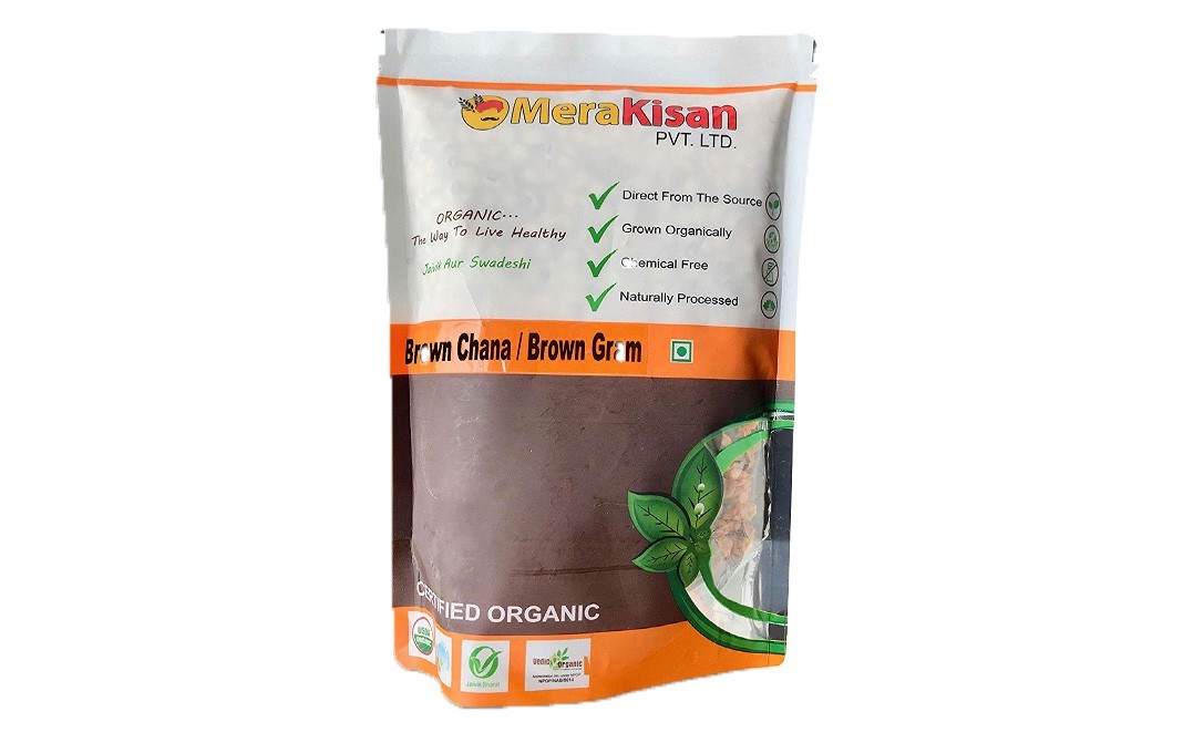 MeraKisan Organic Brown Chana / Brown Gram    Pack  500 grams
